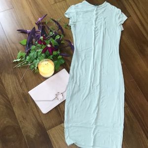 Midi Dress Light Sage Green
